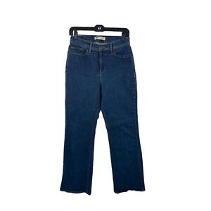 Levi's 512 Perfectly Slimming Bootcut Jeans Women‎ 8M 29x32 Blue Denim Cotton